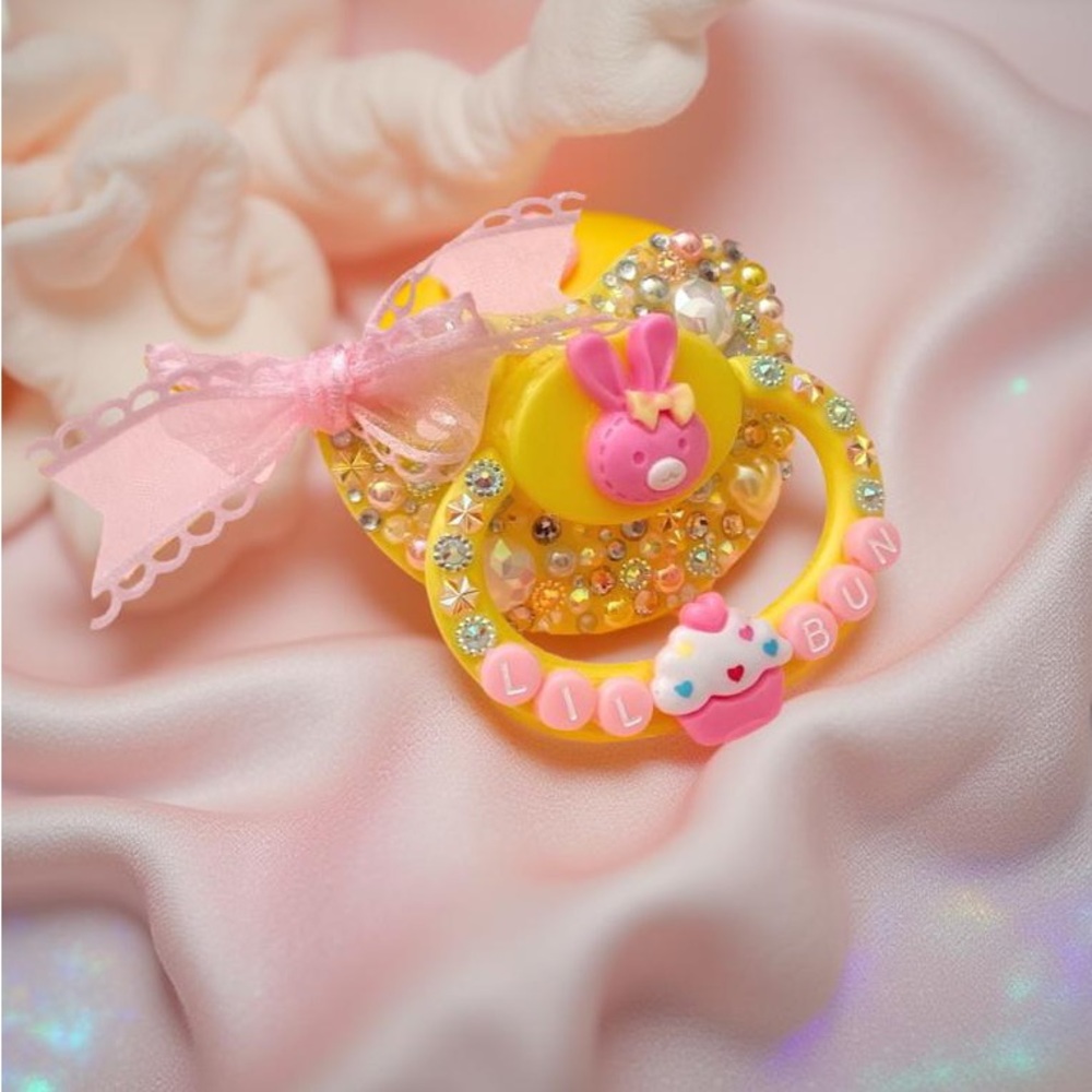 Adult Bunny Deco Paci 💎 Pacifier